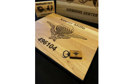PLAQUE DECORATIVE &quot;AIRBORNE CENTER&quot;