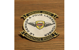 Patch - Rigger - Airborne Center - "Le dernier à vous laisser tomber"